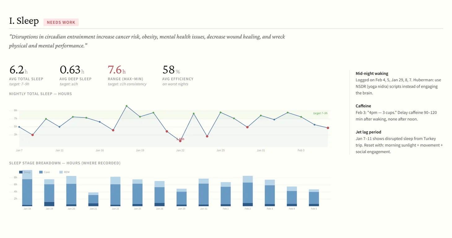 My AI roasted my health habits